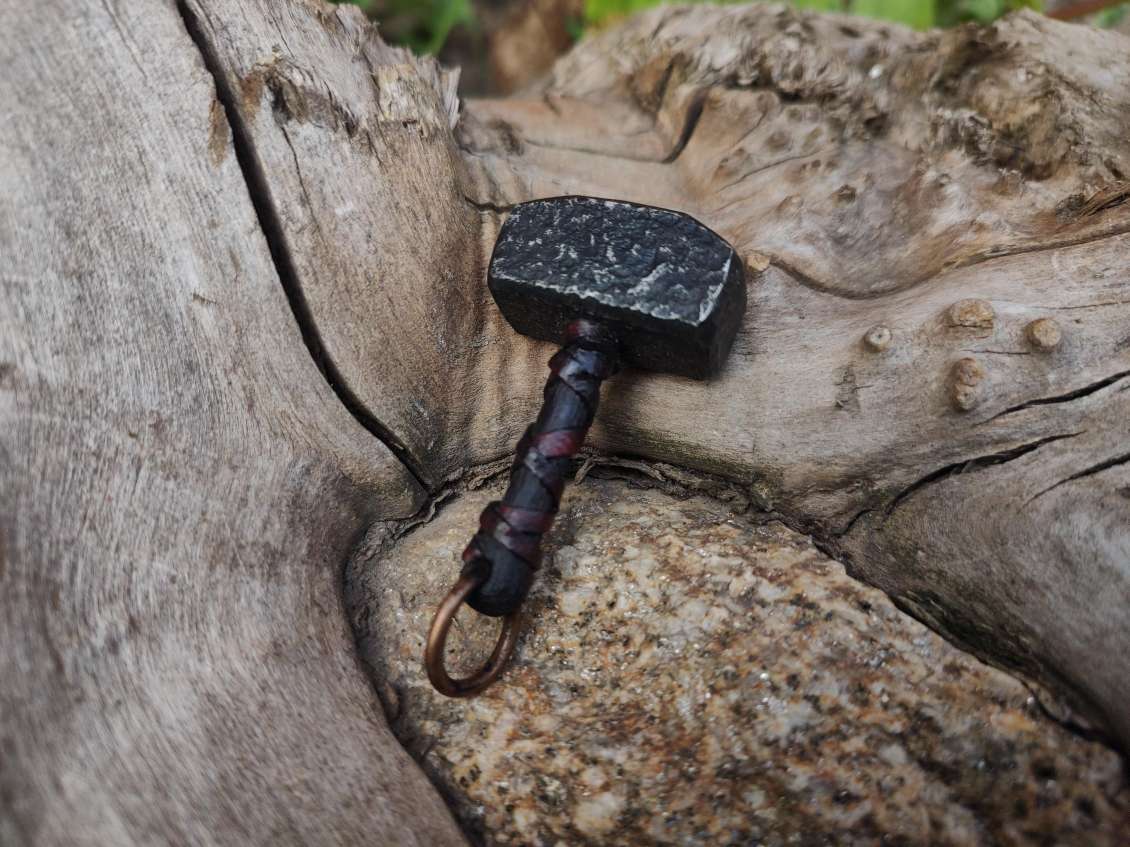 Thor hammer hand forged battle hammer