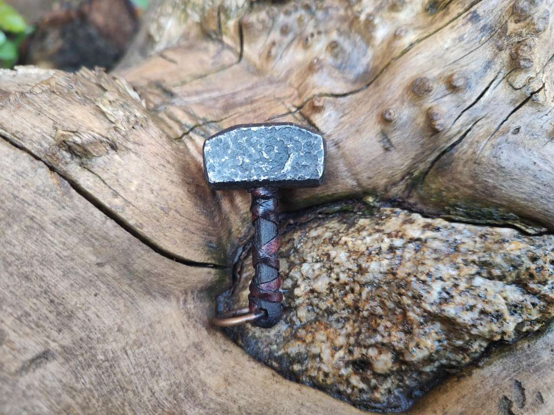 Thor hammer hand forged battle hammer