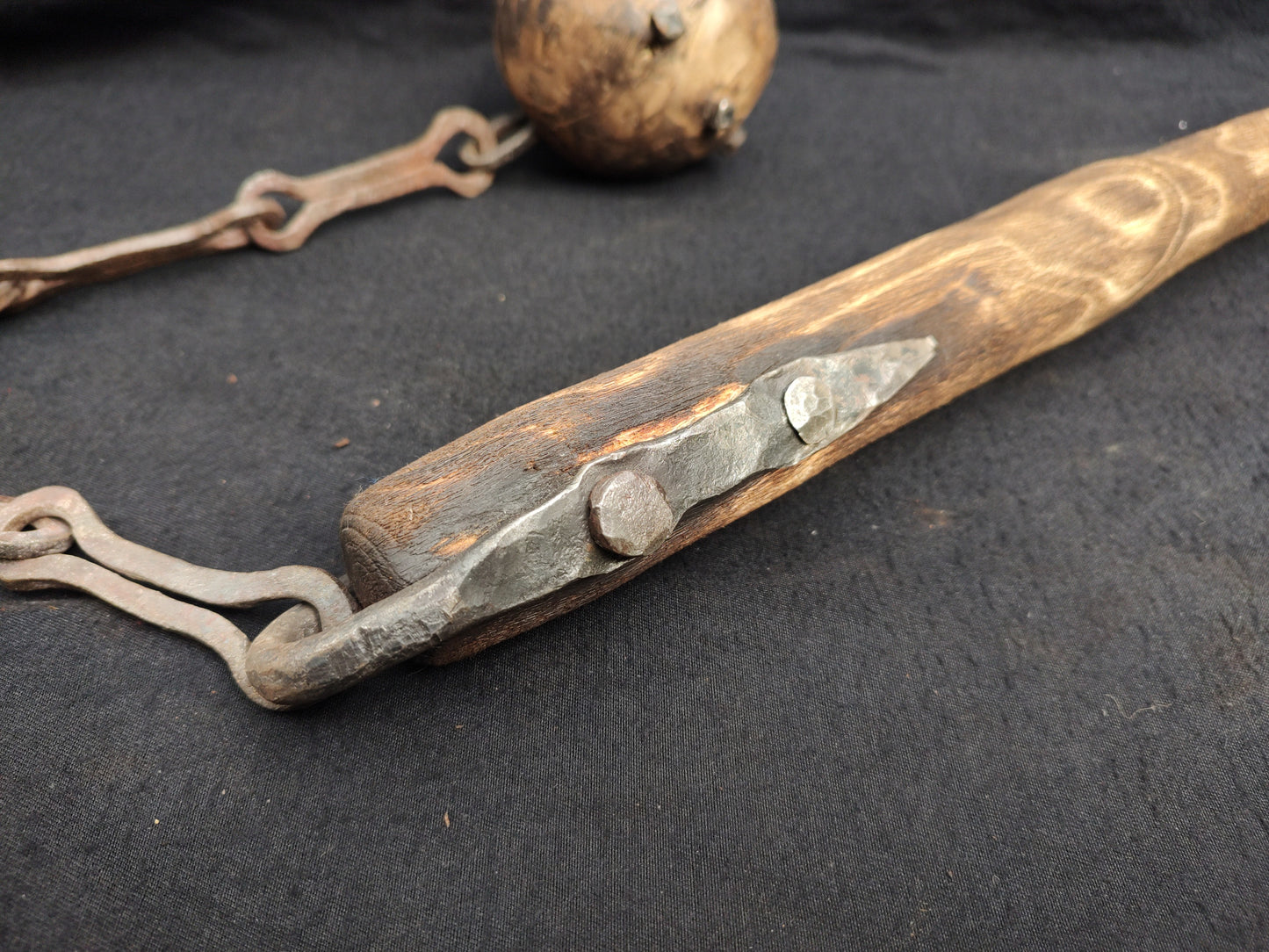 Medieval ball chain mace historical realistic reproductions