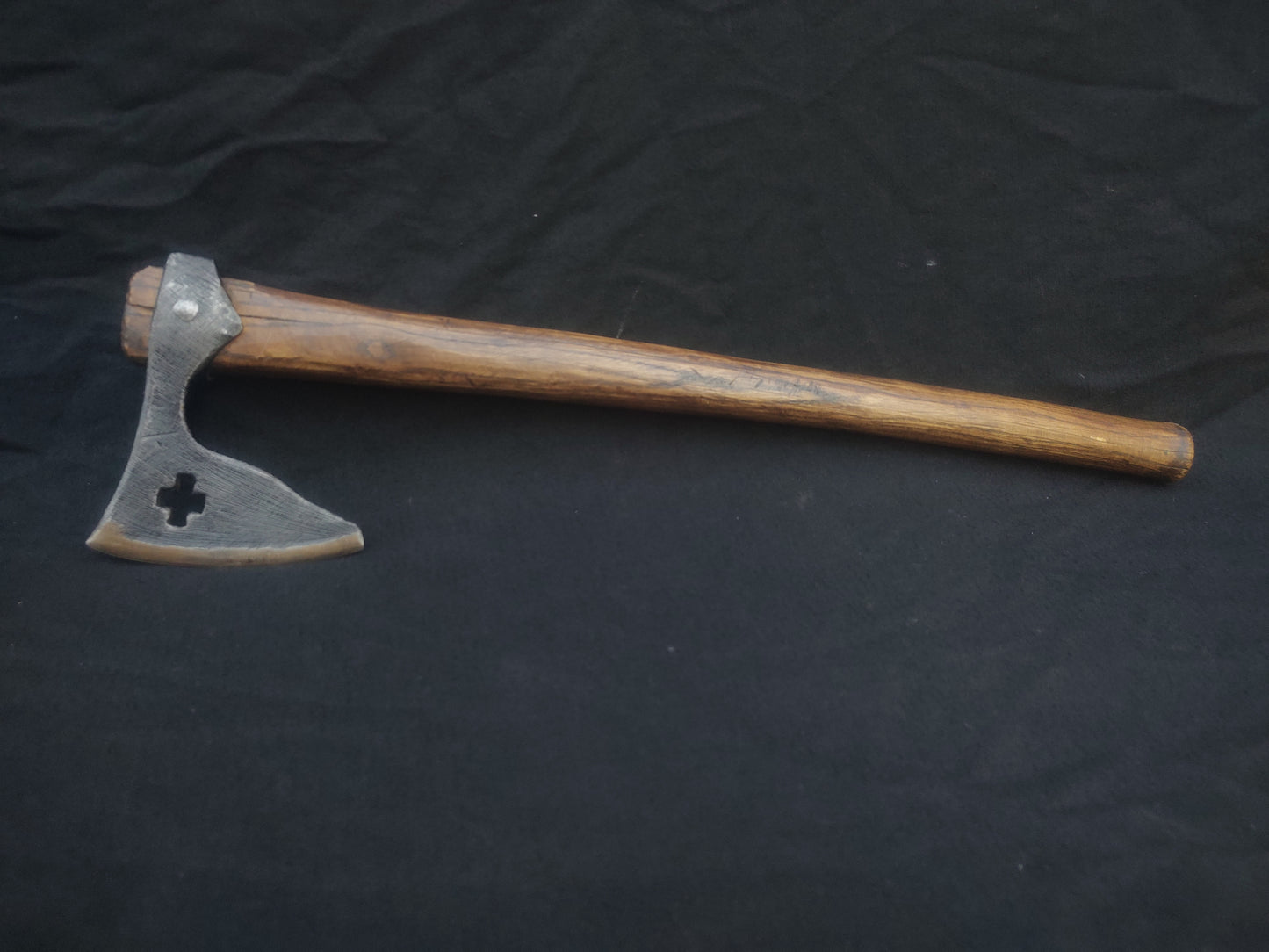 Crusader axe hand forged unique specimen