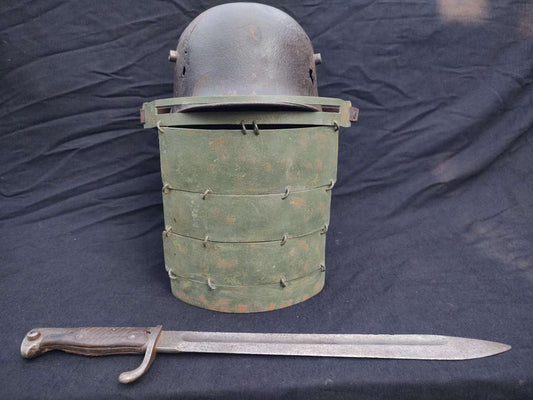 WW1 M16 M17 Face plate for Geman helmets Stahlhelm
