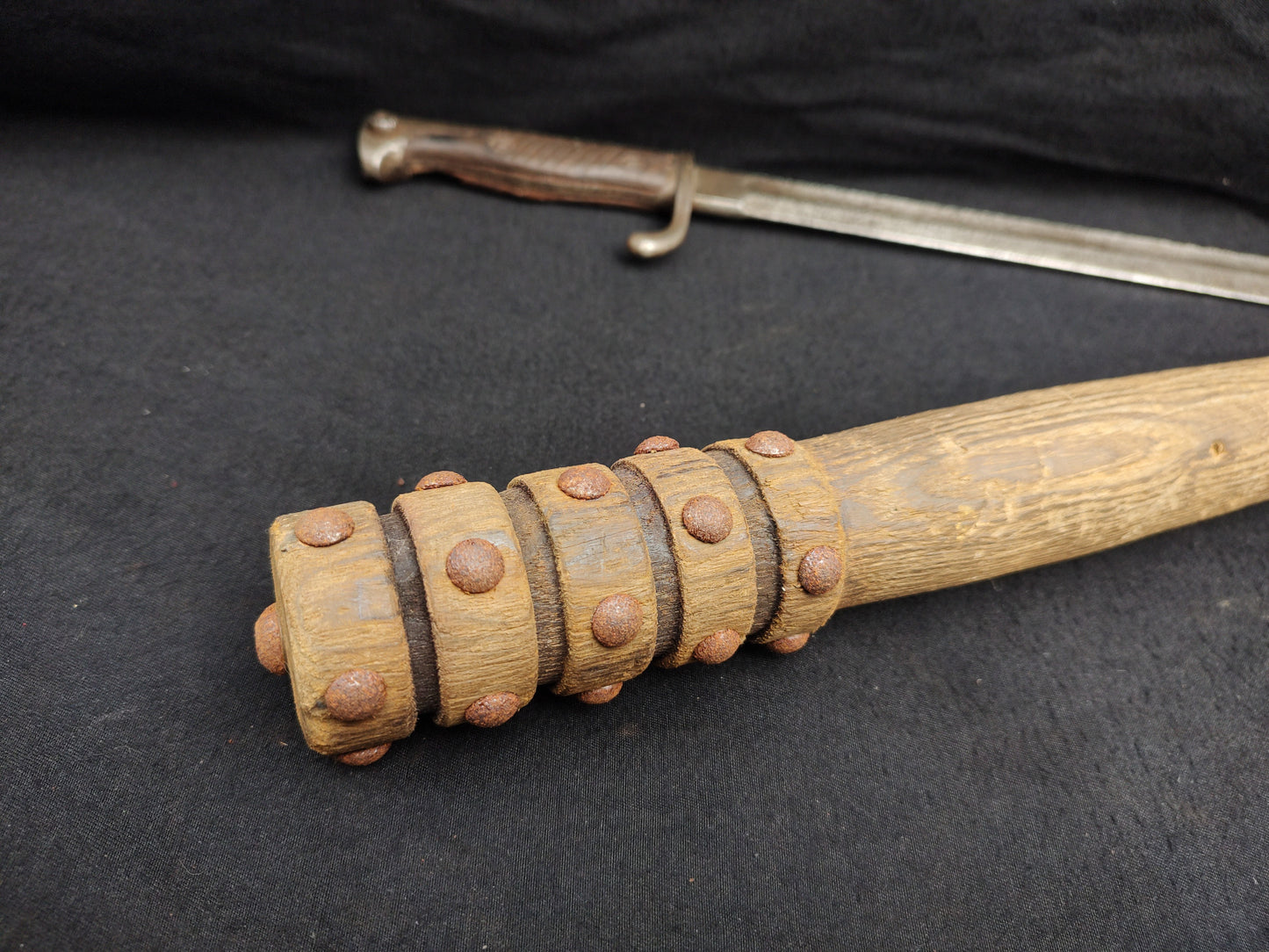 Trench club Ww1 mace realistic repro handmade product