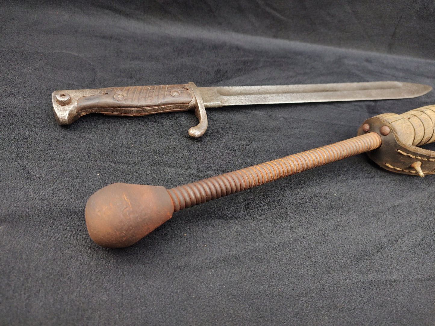 Ww1 spring trench mace English pattern trench club realistic repro
