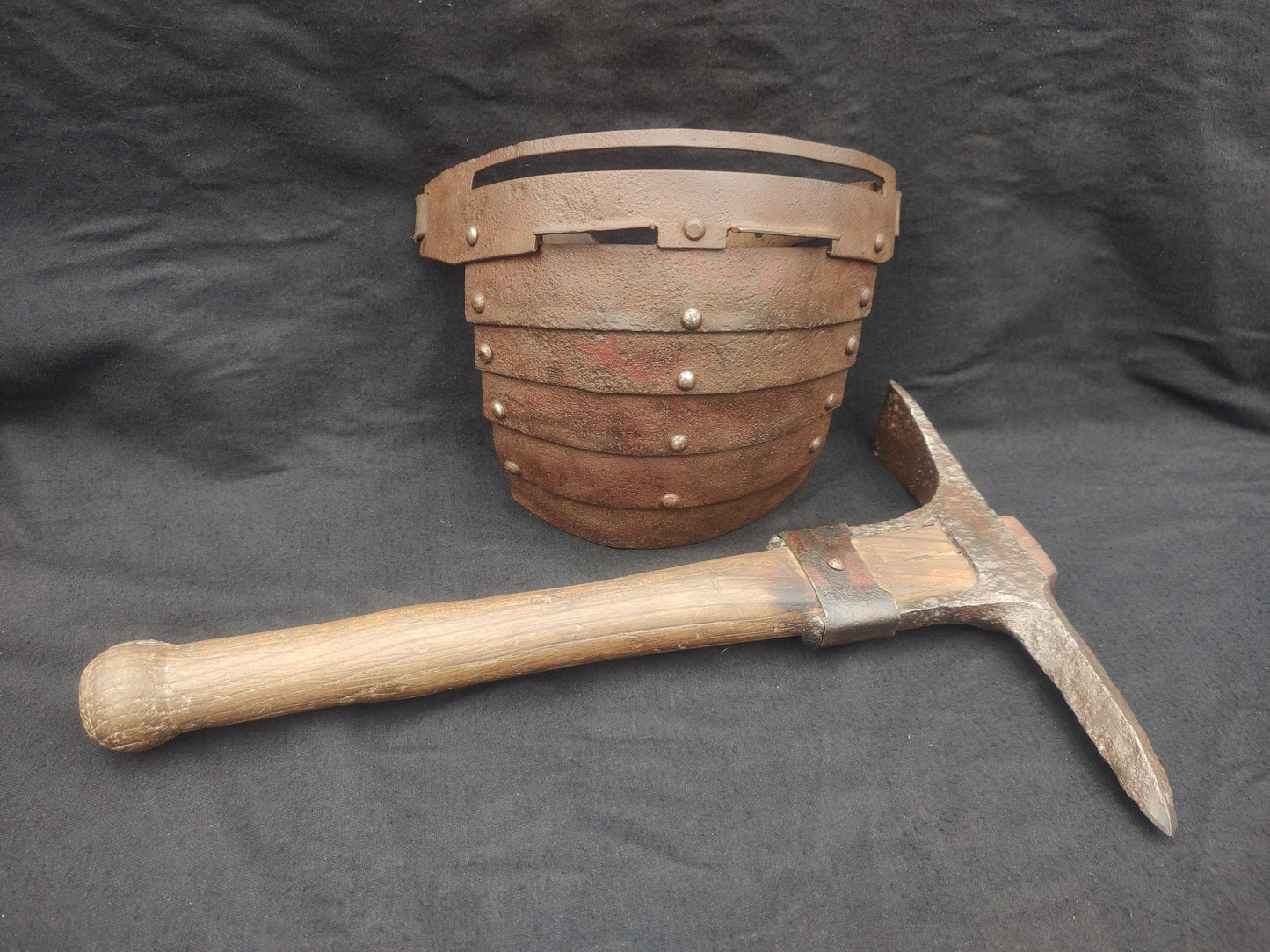 WW1 Face plate armor for M16 M17 German miliary helmets trench art realistic repro