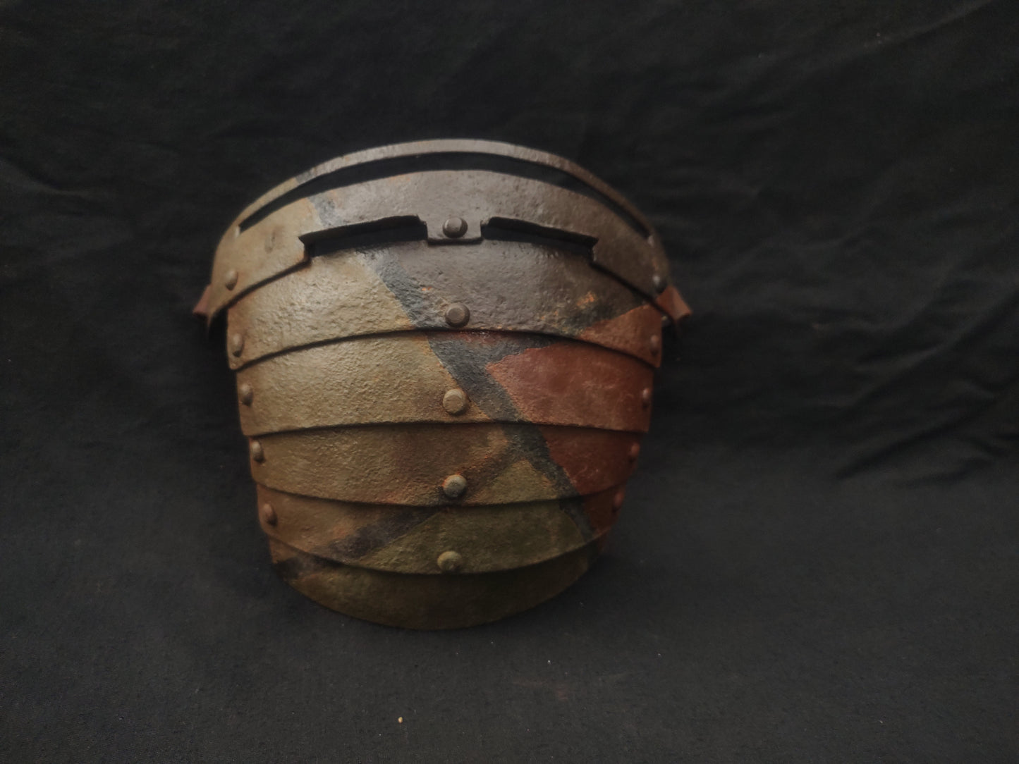 WW1 Face plate for German m1 Helmet realistic reproduction.