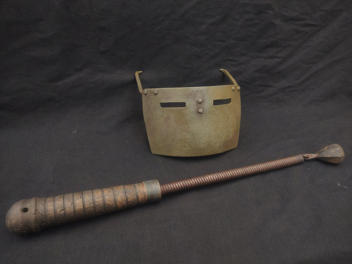 Ww1 face mask for M16 M17 german military helmets realistic reproduction War