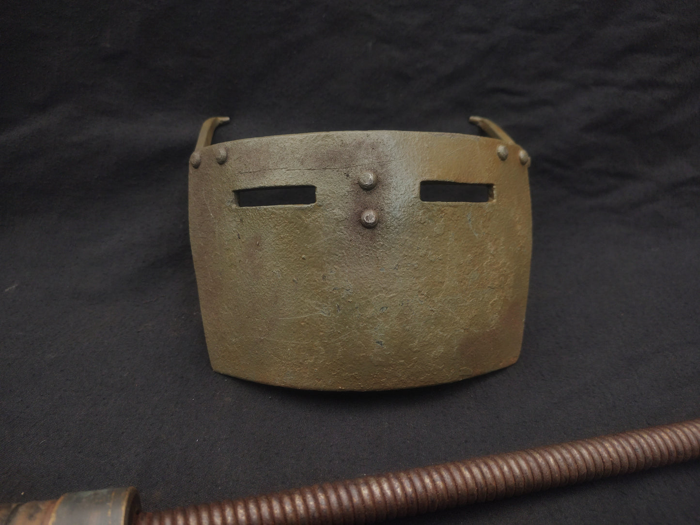 Ww1 face mask for M16 M17 german military helmets realistic reproduction War