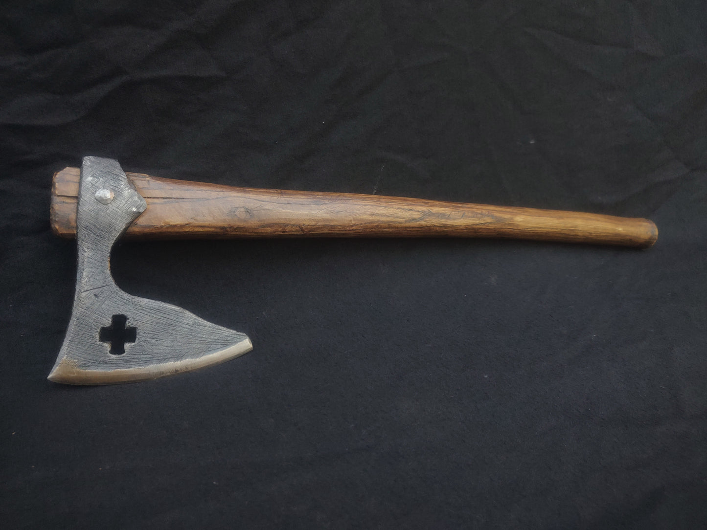 Crusader axe hand forged unique specimen
