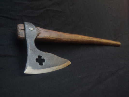 Crusader axe hand forged unique specimen