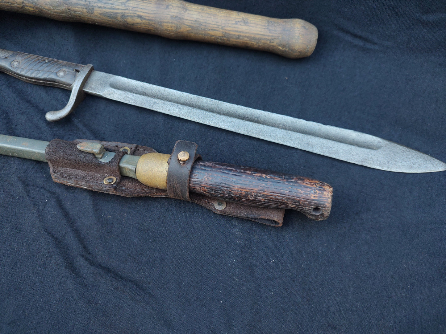 Ww1 trench dagger hand made custom knife