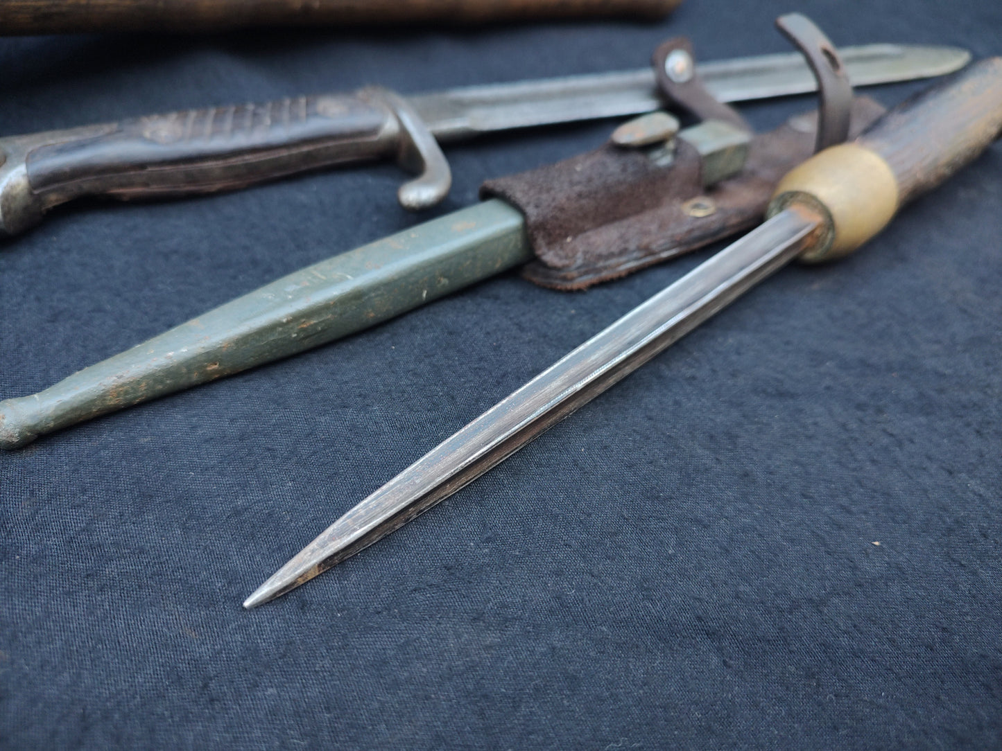 Ww1 trench dagger hand made custom knife